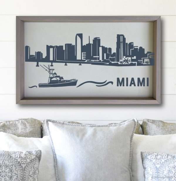 8086A Miami Skyline
