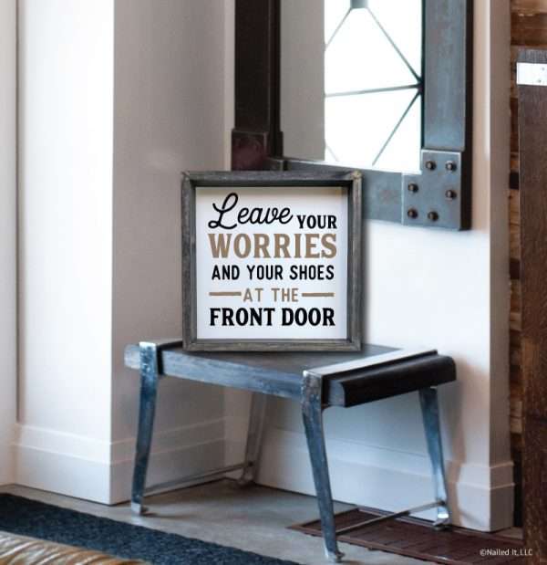 5364 Leave Your Worries and Your Shoes