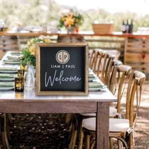 7032 Modern Wedding Welcome
