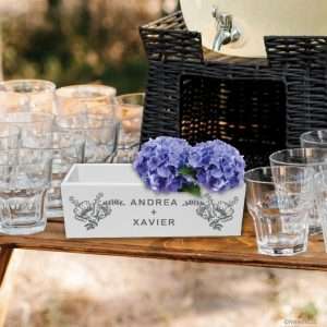 SP156-16 Floral Wedding 12" Decor Box