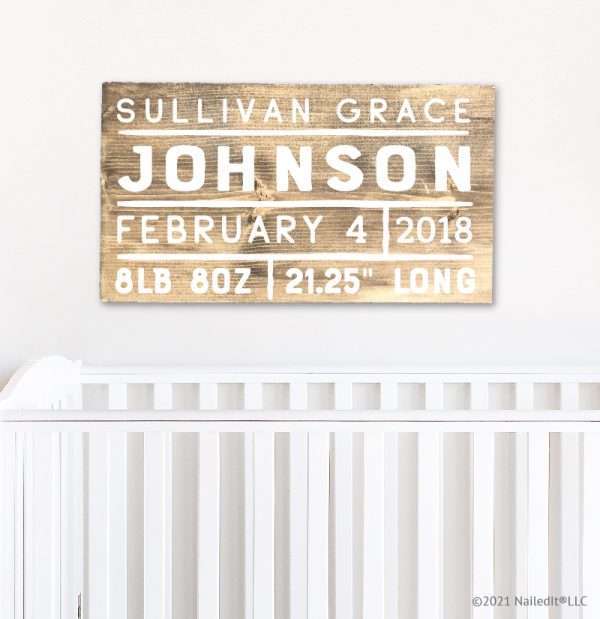 5479 Farmhouse Birth Announcement