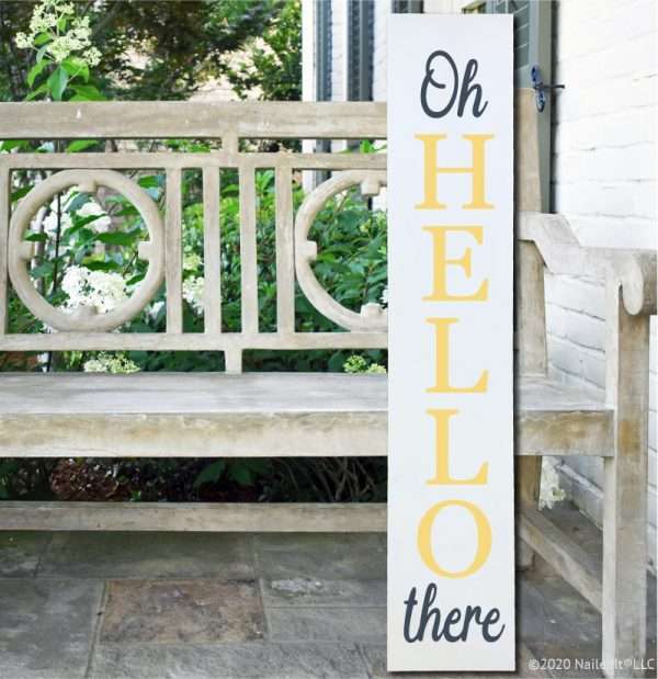 LD115 Hello There Porch Plank