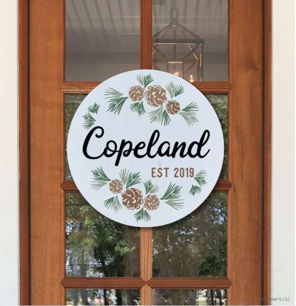 1064 Personalized Pinecone