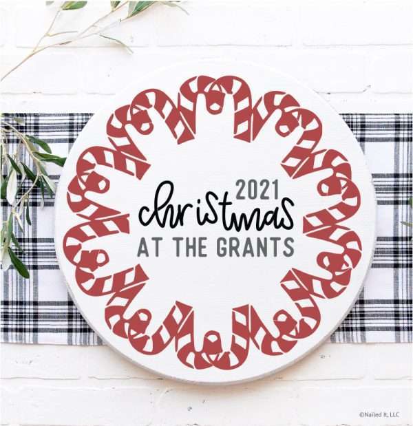 1065 Personalized Candy Cane