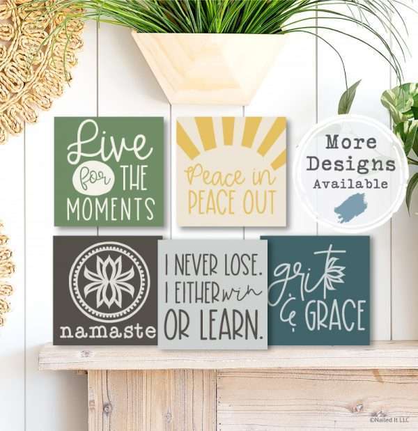 TM195 Inspirational 5″x5″ Block