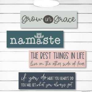 TM196 Inspirational 18" Plank