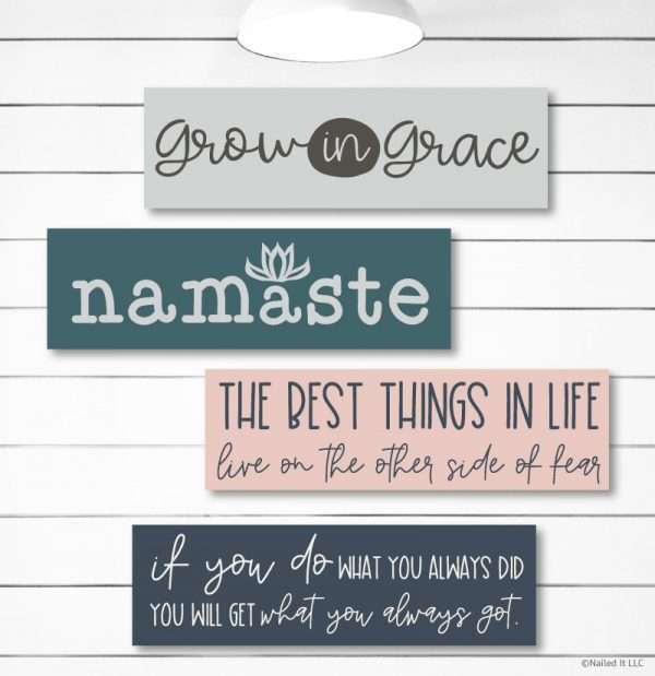 TM196 Inspirational 18" Plank