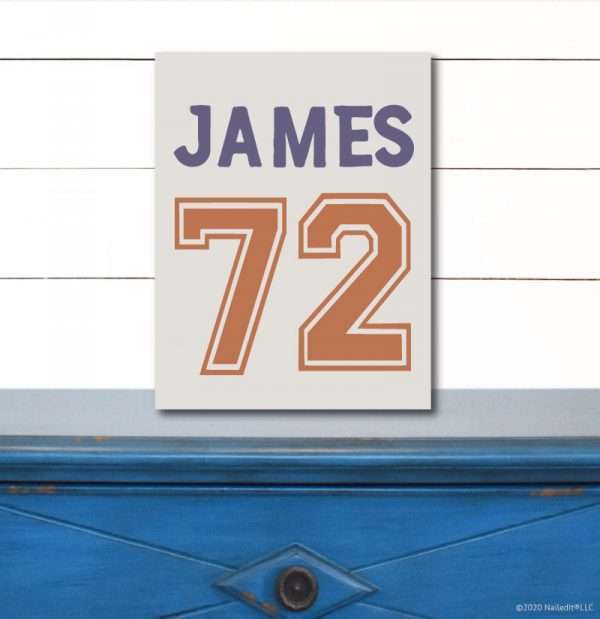 6126 Name Sports Number