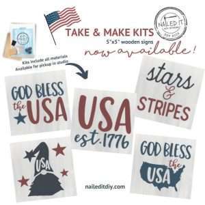 TM203 Patriotic Take and Make 5x5